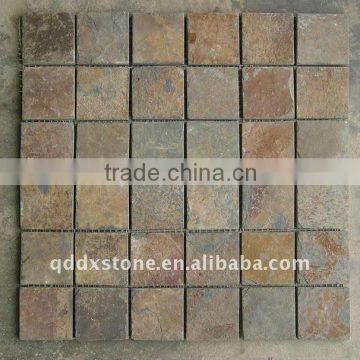 natural slate stone skin mosaic