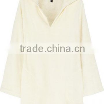 100% cotton hooded poncho towel