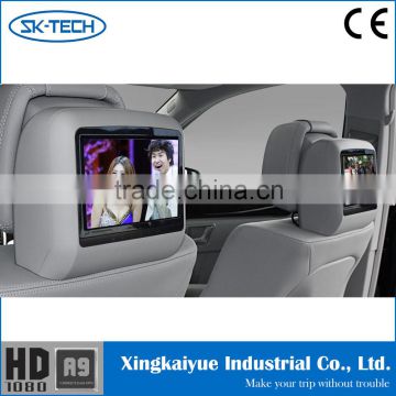 Android Touch Panel Headrest system for back seat entertainment monitor
