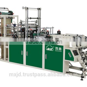 Automatic Plastic Rolling bag making machine double layer Point Cut for sale