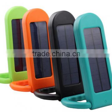Solar charger and power bank use for mobile phone charging