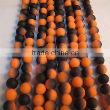 10mm round neon color beads in bulk,Glass Beads YZ070