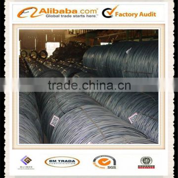 Q195/Q215/Q235/SAE1008B/SAE 1006/1008 5.5/6.5/8/10/12/14/16 hot rolled wire rods in coils in china factory for construction