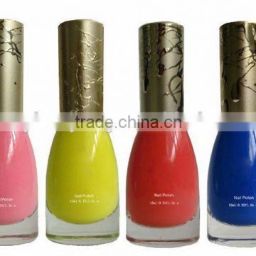 10ml nail polish fancy nail polish glass bottle with candy color nail polish bottle glass