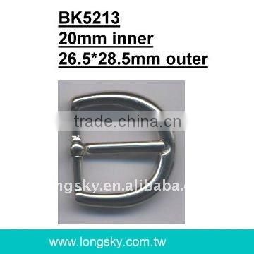 U-shaped belt buckle with prong (#BK5213/20mm inner)