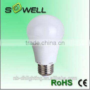 Hot sales dimmable 12W LED lamp cup, 110-240V 12W 2835SMD E27 LED lamps, 3000K Plastic+Aluminum 30000H LED lights