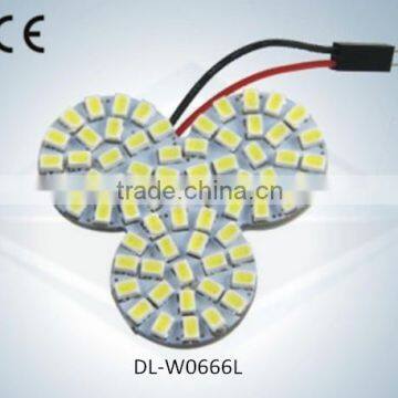 Bonjour Car Led Room Lamp Auto Dome Light 66SMD 3020 1206 CE