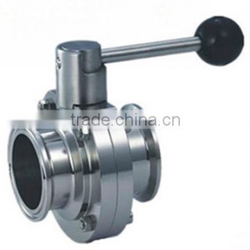 Stainless Steel Clamped Butterfly Valve DN 25-200 mm