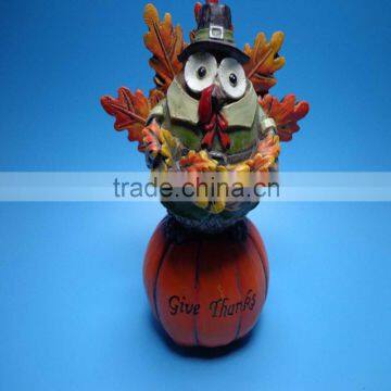 Creative resin harvest festival arts turkey statue giving thanks