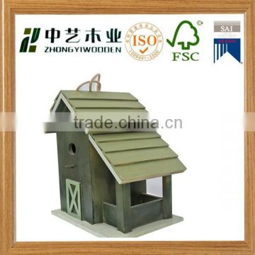 wooden style and rustic decorative animal bird house
