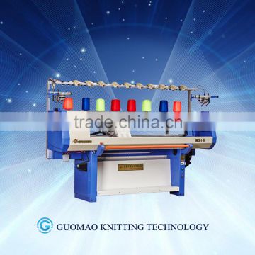 cotton bed sheets computerized flat knitting machine with sinker, changshu textile machinery manufacturer