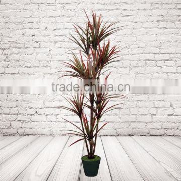 Artificial Dracaena Tree With vibrant red and green Leaves