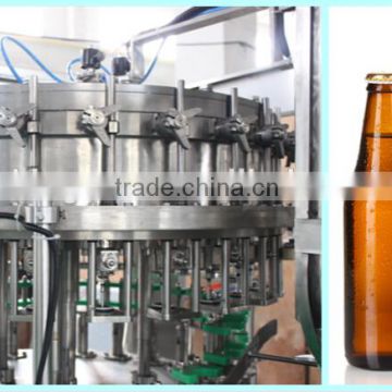 glass bottle filling and sealing machine/glass beer drink 650ml