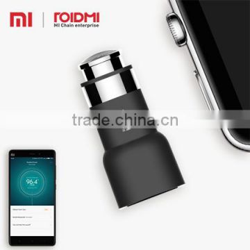 Roidmi wholesale multi-function Fashional Design Bluetooth 2 port wireless usb IOS car charger with output 5V 2.4A 2nd gen