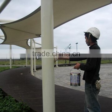 PTFE tensile fabric architecture for Corridor Canopy and permanent roofing sysytem in Taiwan