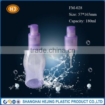 180ml plastic foam pump bottle foam applicator bottle for skin care