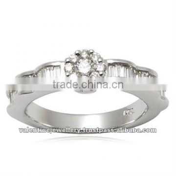 18 carat gold diamond rings, latest design diamond ring, diamond ring for women