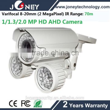 AHD Camera ,HD 1/1.3/2.0MP AHD Camera, AHD Camera with 70m IR Range