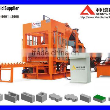 QTY10-15 hollow block machine automatic semi-automatic concrete brick making machine