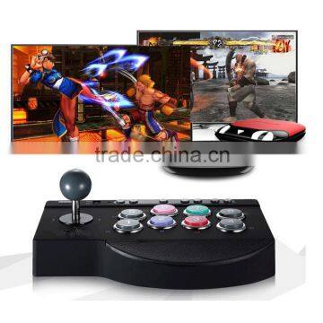 ABY 8 direction game rocker Fighting Stick Arcade Joystick Turbo Function eight Action Buttons Compatible for PC PS3