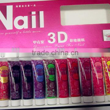 22 ml nail 3D colored painting Decorative paint for nail Acrylic paint