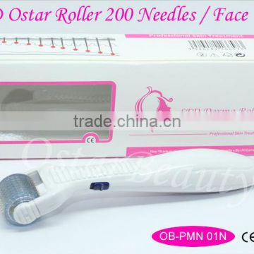 LED Derma Skin Roller 200 Needles Fine Titanium