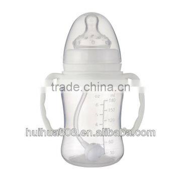 2015 high quality plastic baby milk bottle