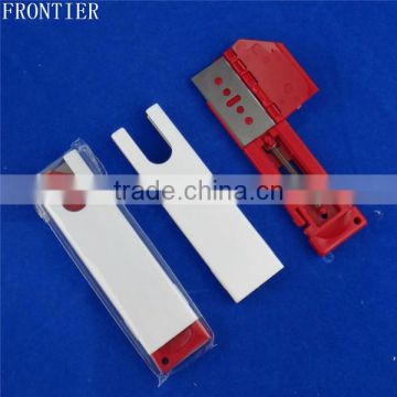 Touch knife/ Auto Retractable safety easy cutter knife/ paper cutter knives