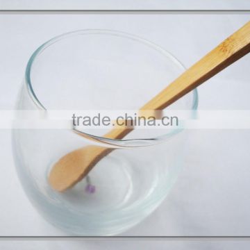 Teaspoon wooden ice cream oval spoon family tableware