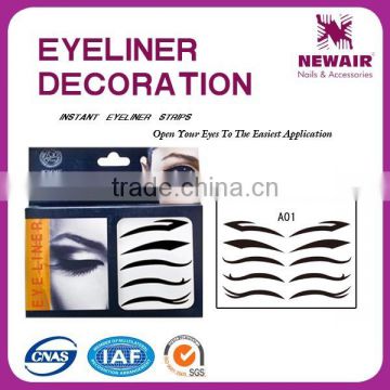 Joyme brand Wholesale fashion temporary tattoo eyeliner stickers for party