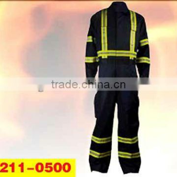 ASTM D6413 C/N FR clothing with warning & reflective tapes for fireman