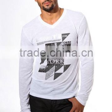 T-shirt printing for Fashion man custom welcome round neck