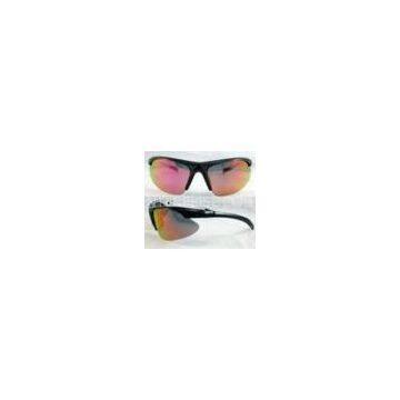 Bicolor Slim Temple Sport Sunglass Eyewear with PC/Polarized Lenses