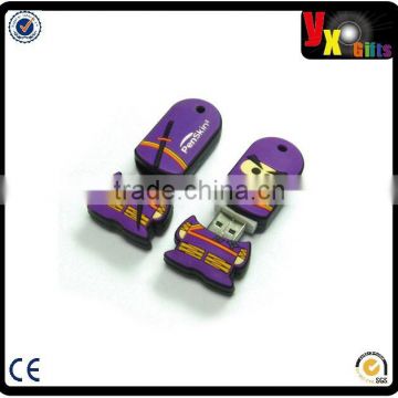 Card,Stick,Gunshot shapef usb flash drive PVC material Style and Plastic,pvc Material mini gun usb