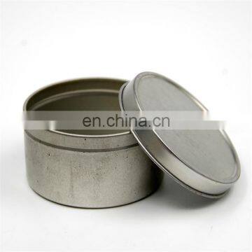 Dongguan factory candle soy round cylinder screw cap aluminium tin