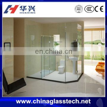 Australia standard toughed/tempered /frosted glassaluminum alloy frame water resistant Size customized round sliding shower door