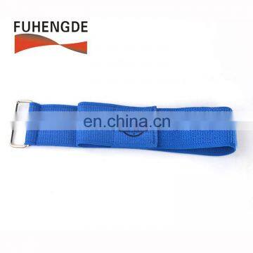 Reusable Durable Elastic Loop Fastening Securing Strap with Mental Ring