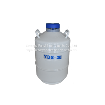 PANSHI aluminium alloy Large Caliber Liquid Nitrogen storage Container with low price