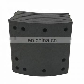 European truck parts 19384 brake lining with rivets