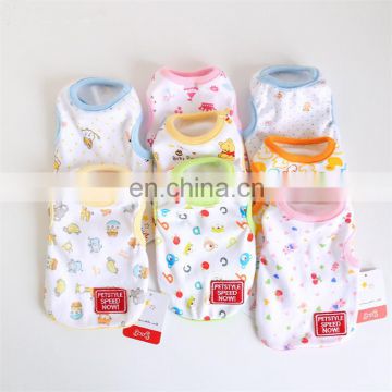 Wholesale 8 colors small puppy clothing spring dog baby xxs dog clothes