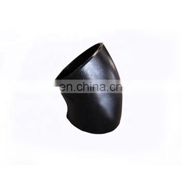 China carbon steel pipe fittings elbow sch40