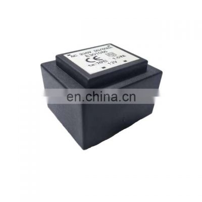 50-60Hz EI32010 encapsulated transformer input 400V output 10v 12v  1.2VA-1.5VA pcb transformer