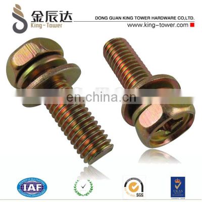 GB standard Spring Washer SEMS screw for ceiling fan (with ISO and RoHs certification )