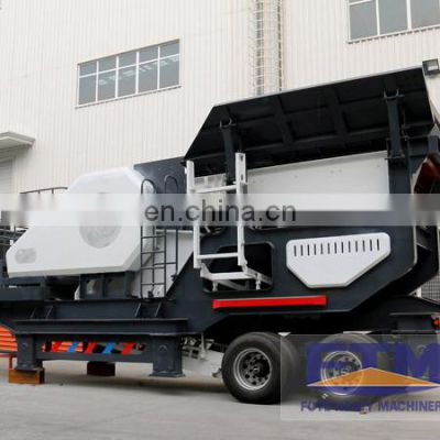 2020 most popular mobile crushing plant small portable jaw crusher for ores from professional manufacturer