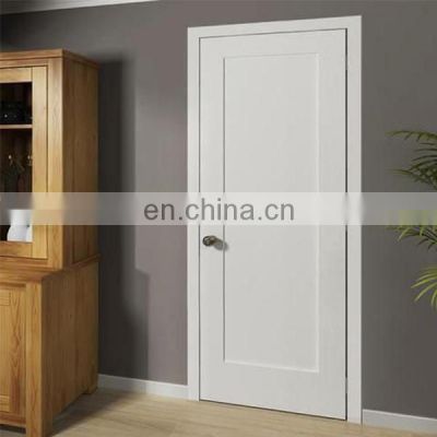 Solid wood pantry delicate appearance villa interior high end new design wooden prehung white shaker panel bedroom doors