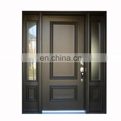 contemporary solid dark wooden front doors with glass wood entry doors with sidelights designs fancy panel red oak doors