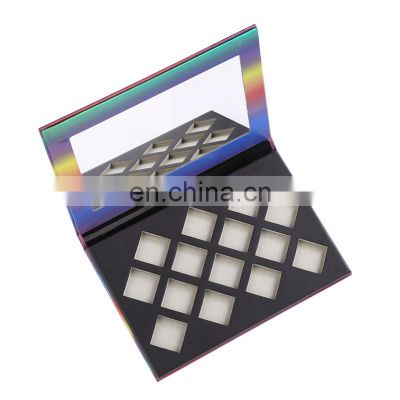 Private Logo Empty Vegan Highlighter Magnetic Paper Packaging Vendor Wholesale Cosmetics Box Double Layers