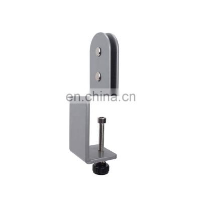 Easy Installation Office Screen Partition Clamp Bracket Mounting Hardware Metal Mounting Clamps