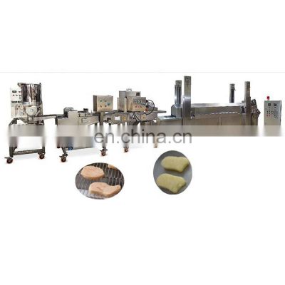 Industrial small capacity automatic  chicken nuggets  bone and boots making line  with CE