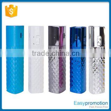 Wholesale fast charging power bank lipstick design ABS material with high quality